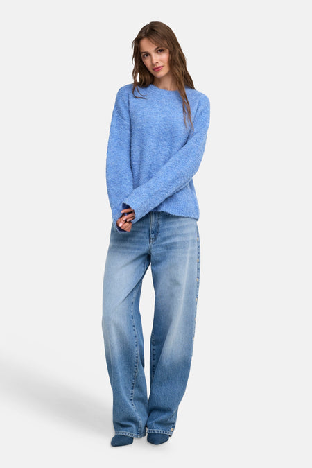 Pull col O bleu - ONLY®