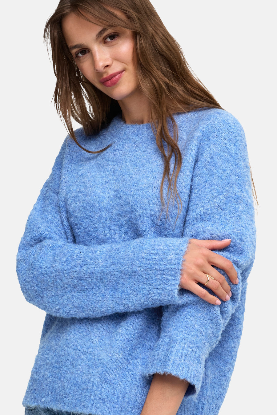 Pull col O bleu - ONLY®