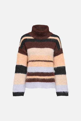 Pull col roulé multicolore - ONLY®