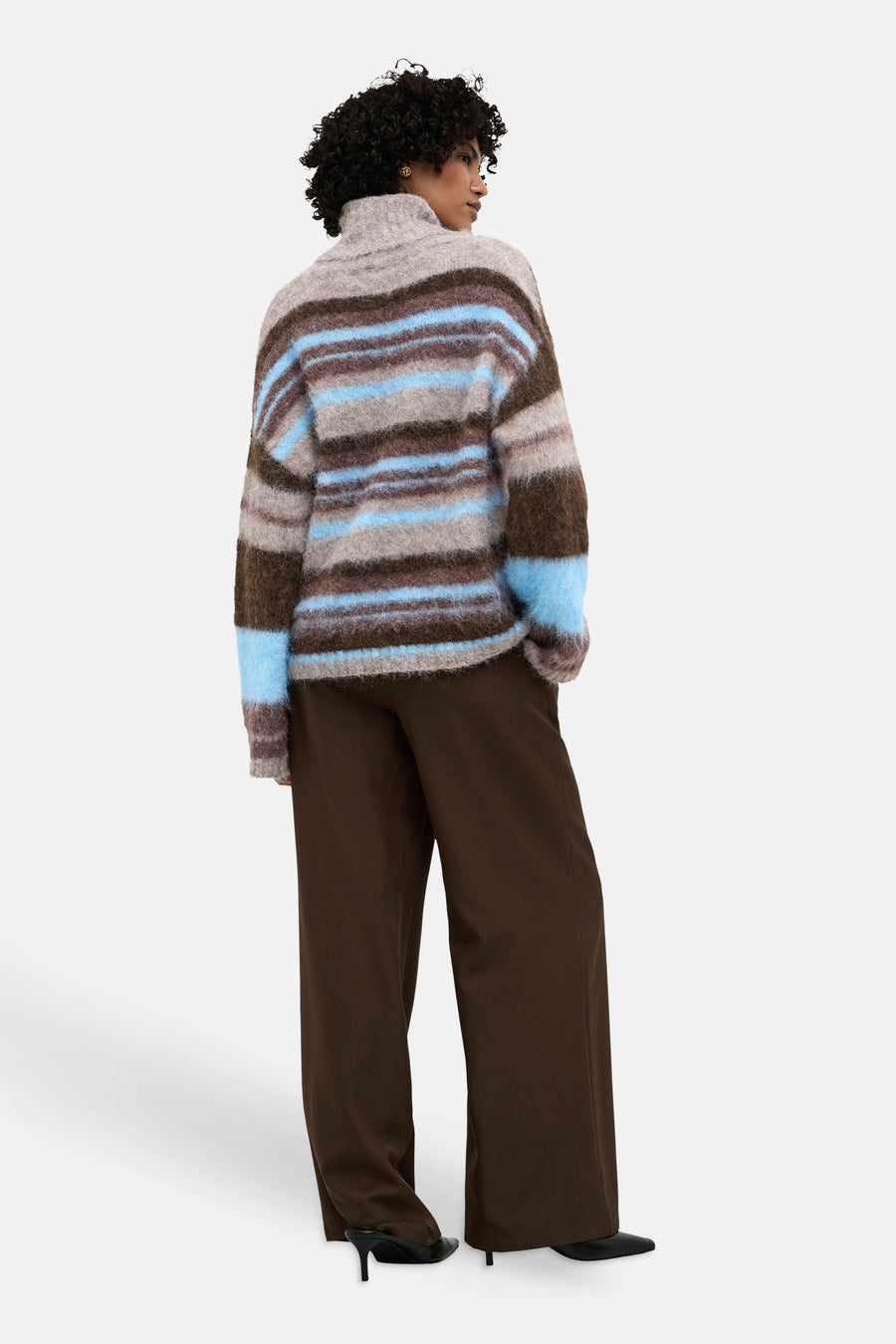 Pull col roulé multicolore - ONLY®