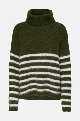 Pull col roulé vert - ONLY® - ONLY®