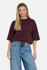 Pull col O bordeaux - ONLY®