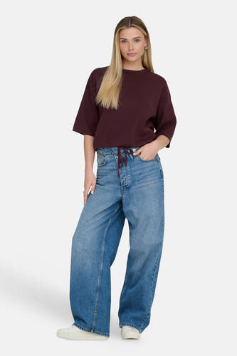 Pull col O bordeaux - ONLY®