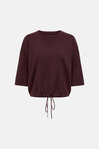 Pull col O bordeaux - ONLY®