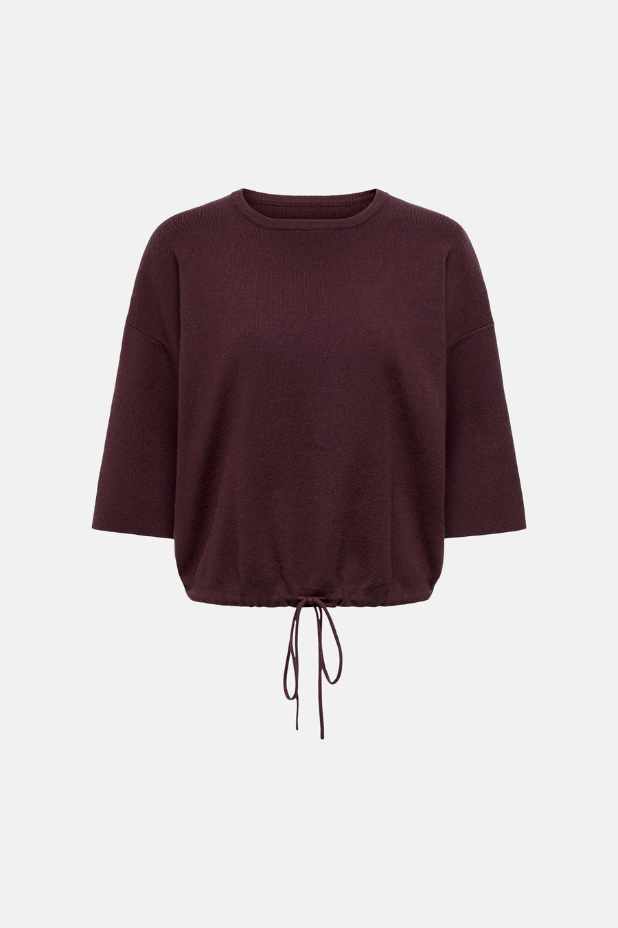 Pull col O bordeaux - ONLY®