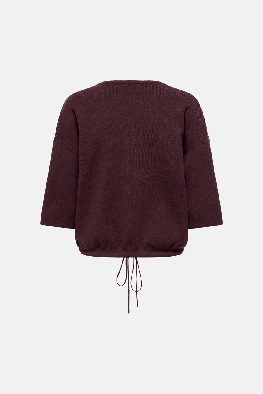 Pull col O bordeaux - ONLY®