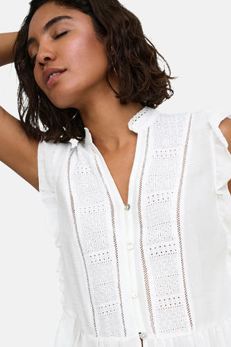 Blouse - blanc