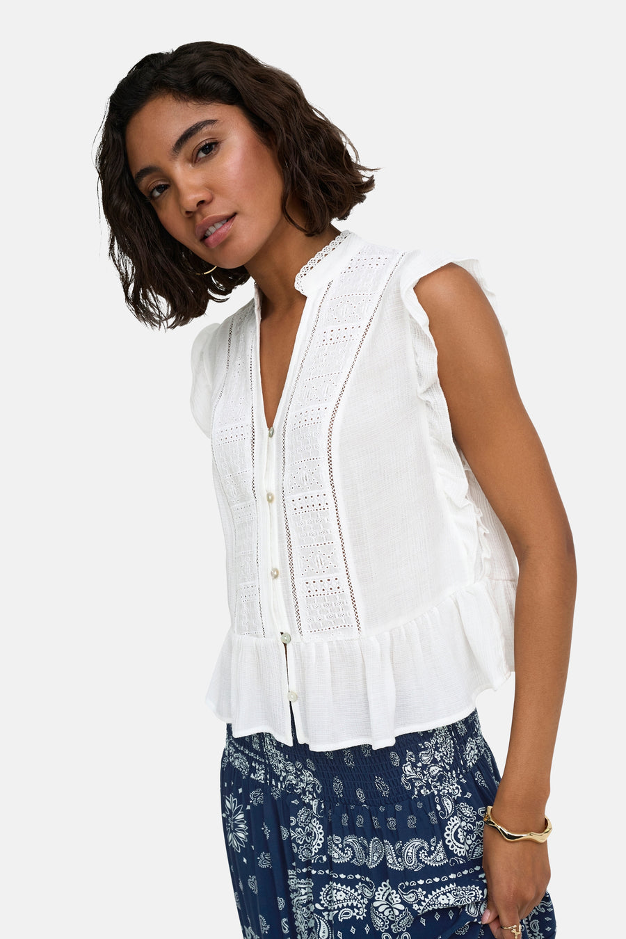Blouse - blanc