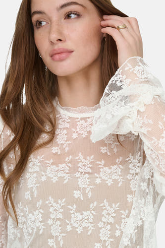 Blouse à manches longues - Bright White
