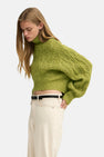 Pull col roulé vert - ONLY®