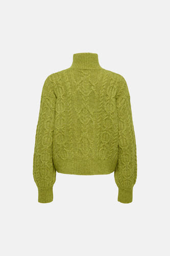Pull col roulé vert - ONLY®