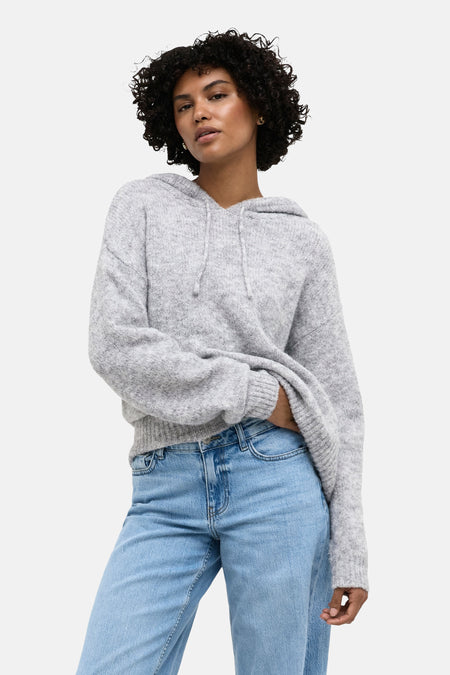 Pull col O gris - ONLY®