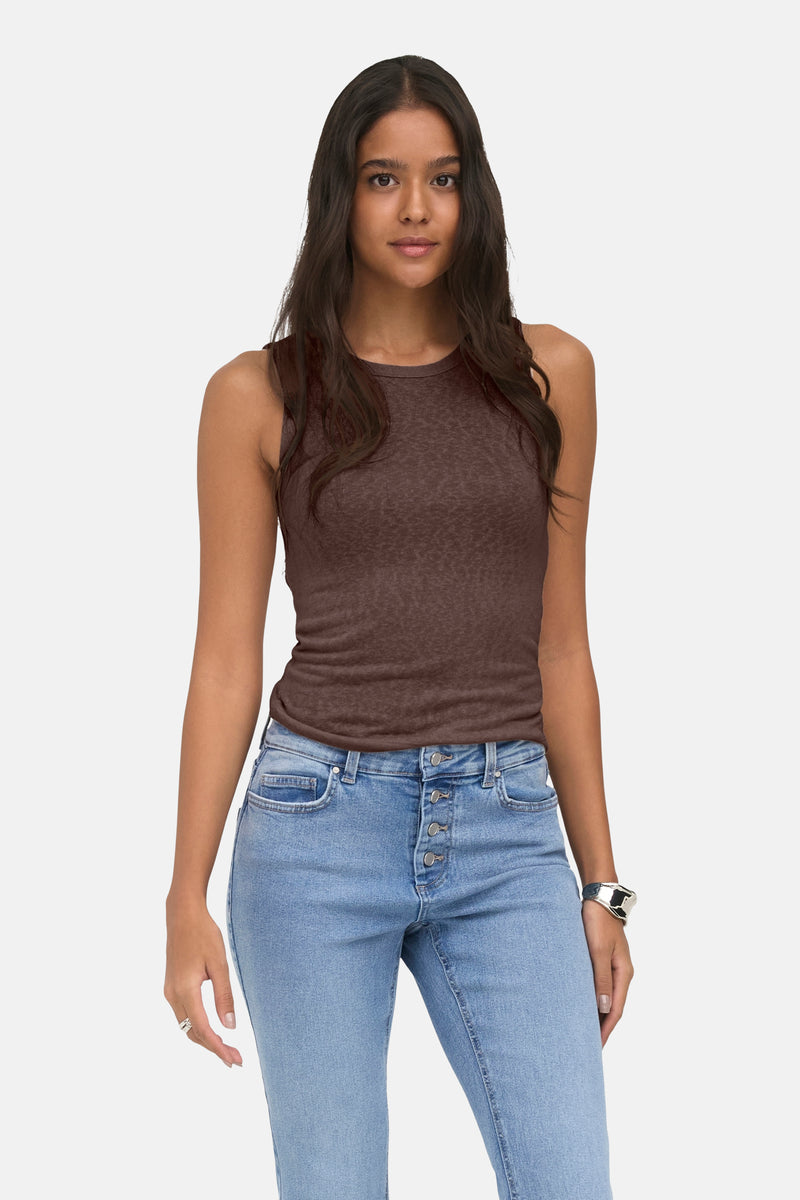 Top - brun