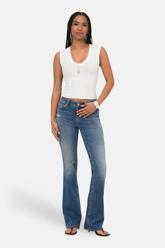 Jeans flared mid blue denim - ONLY®
