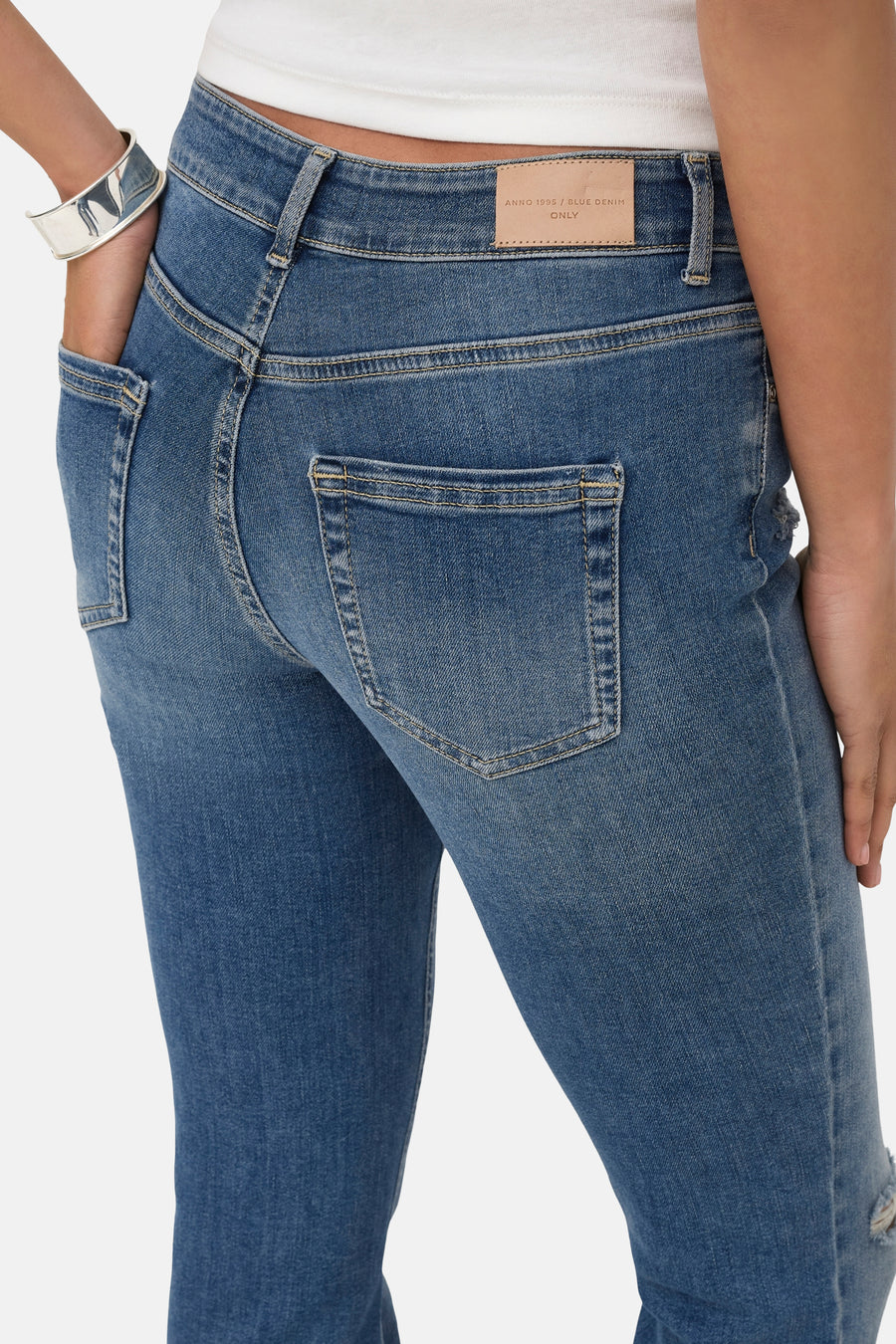 Jeans flared mid blue denim - ONLY®