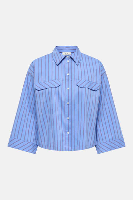Chemise à manches longues - bleu