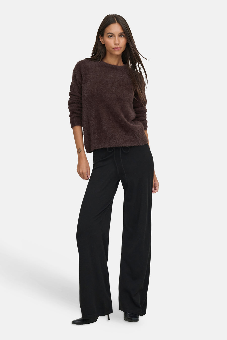 Pull col O brun - JDY