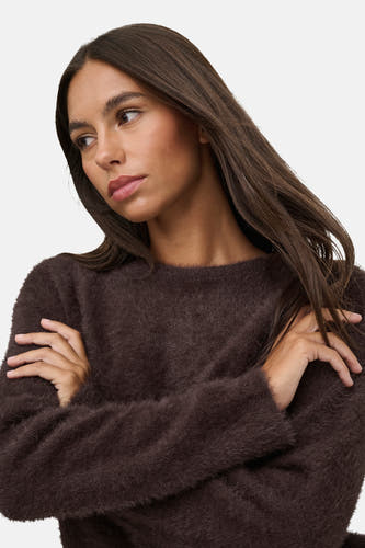 Pull col O brun - JDY