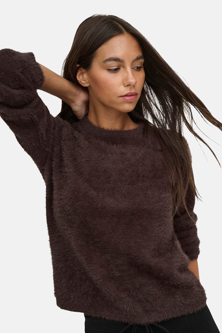 Pull col O brun - JDY