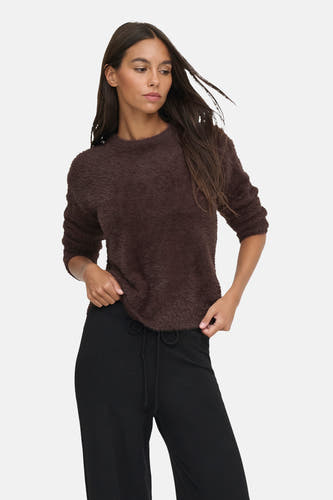 Pull col O brun - JDY