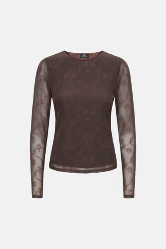 T-shirt (manches longues) brun - JDY