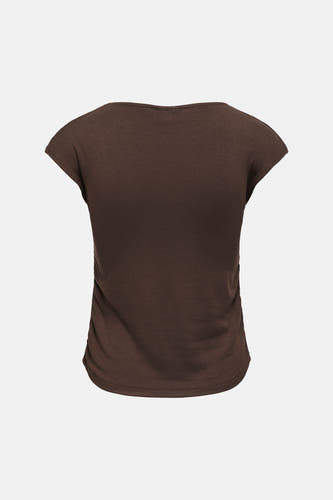 Top uni manche courte brun - JDY