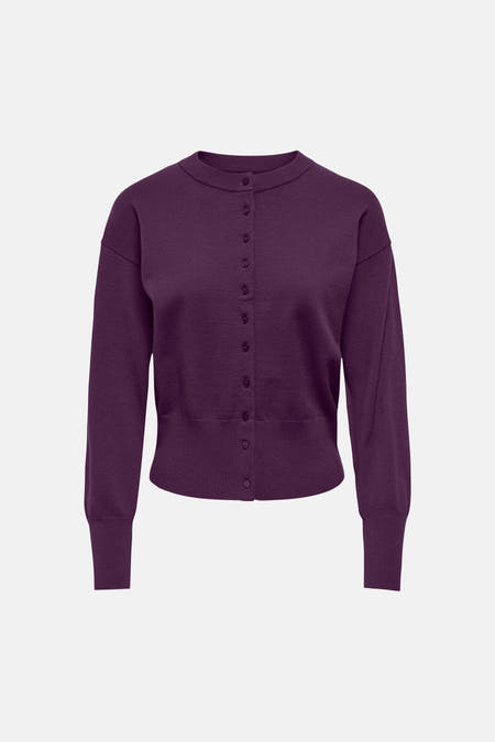 Cardigan - Shadow Purple