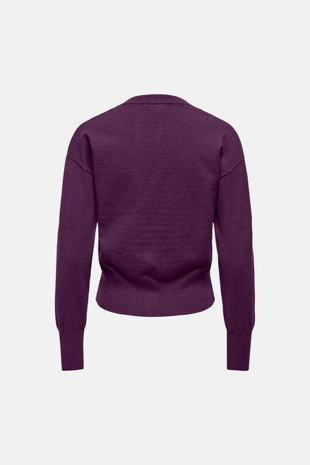 Cardigan - Shadow Purple