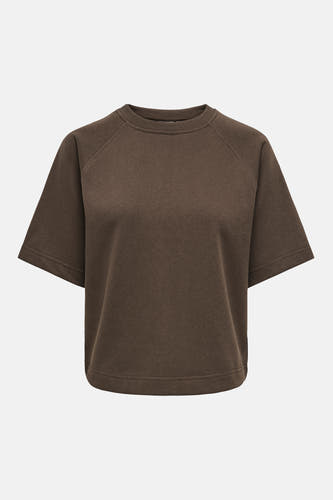 Top uni manche courte brun - ONLY®
