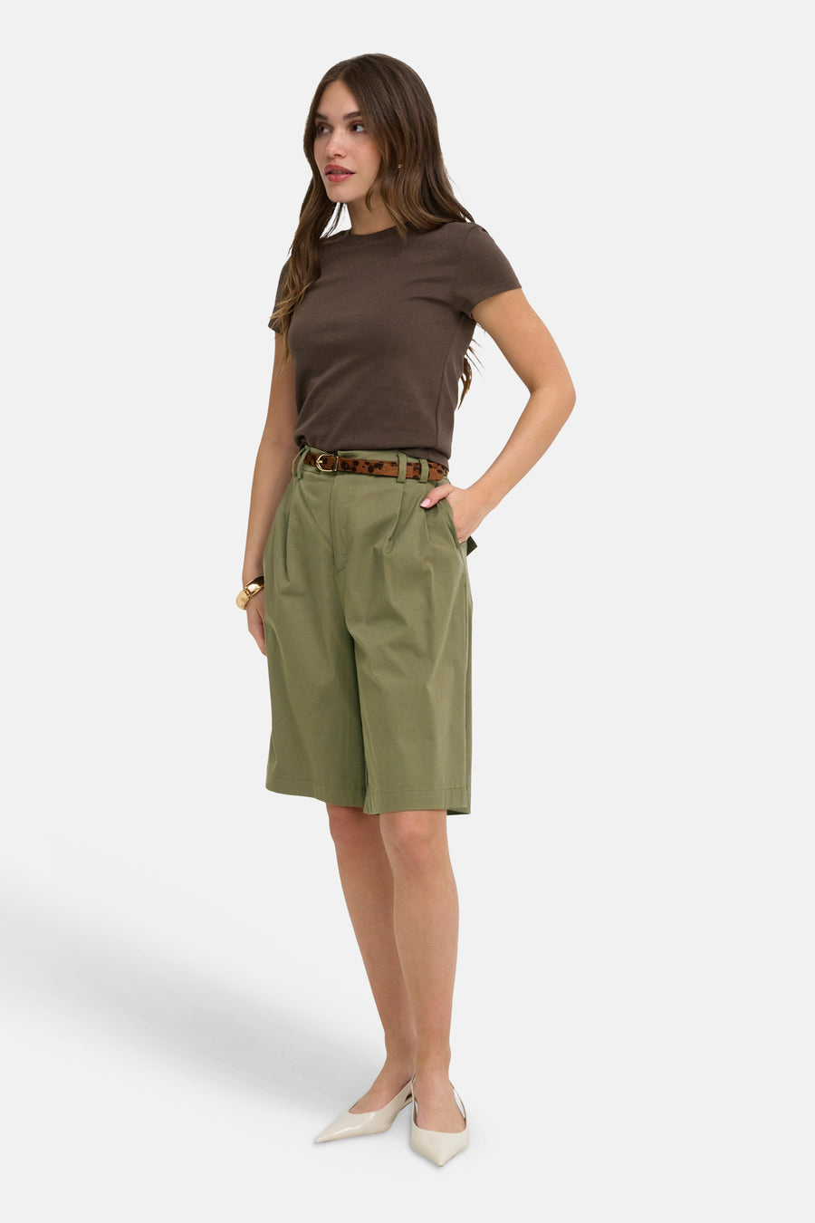 T-shirt - brun