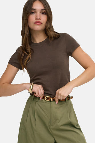 T-shirt - brun