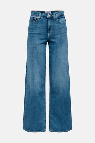 Jeans large en denim bleu de ONLY avec jambes droites et poches italiennes.