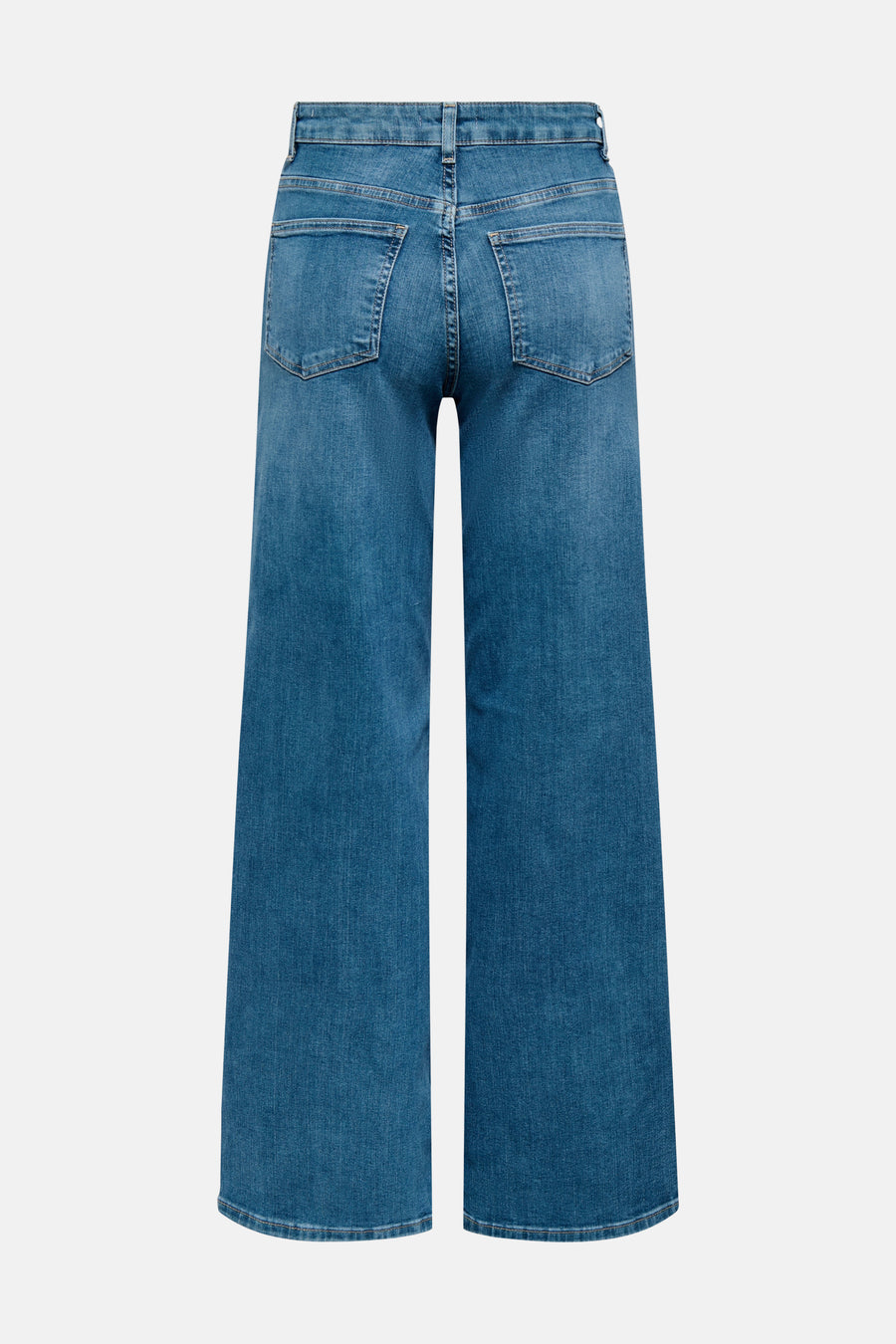 Jean en denim bleu moyen large de ONLY, dos avec poches.