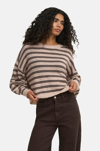 Pull col O beige - ONLY®