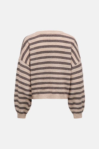 Pull col O beige - ONLY®