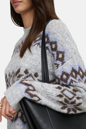 Pull col O gris - ONLY®
