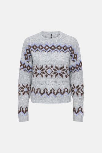 Pull col O gris - ONLY®