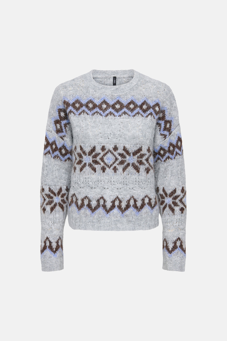 Pull col O gris - ONLY®