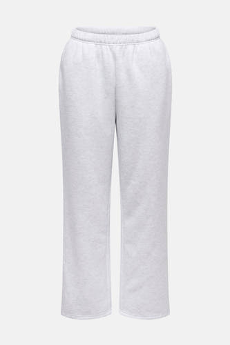 Pantalon de jogging gris d'ONLY, avec une taille élastique et des jambes droites.