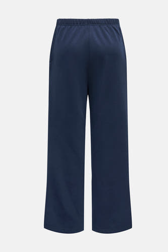 Pantalon de jogging bleu d'ONLY, avec une taille élastique et des jambes larges.