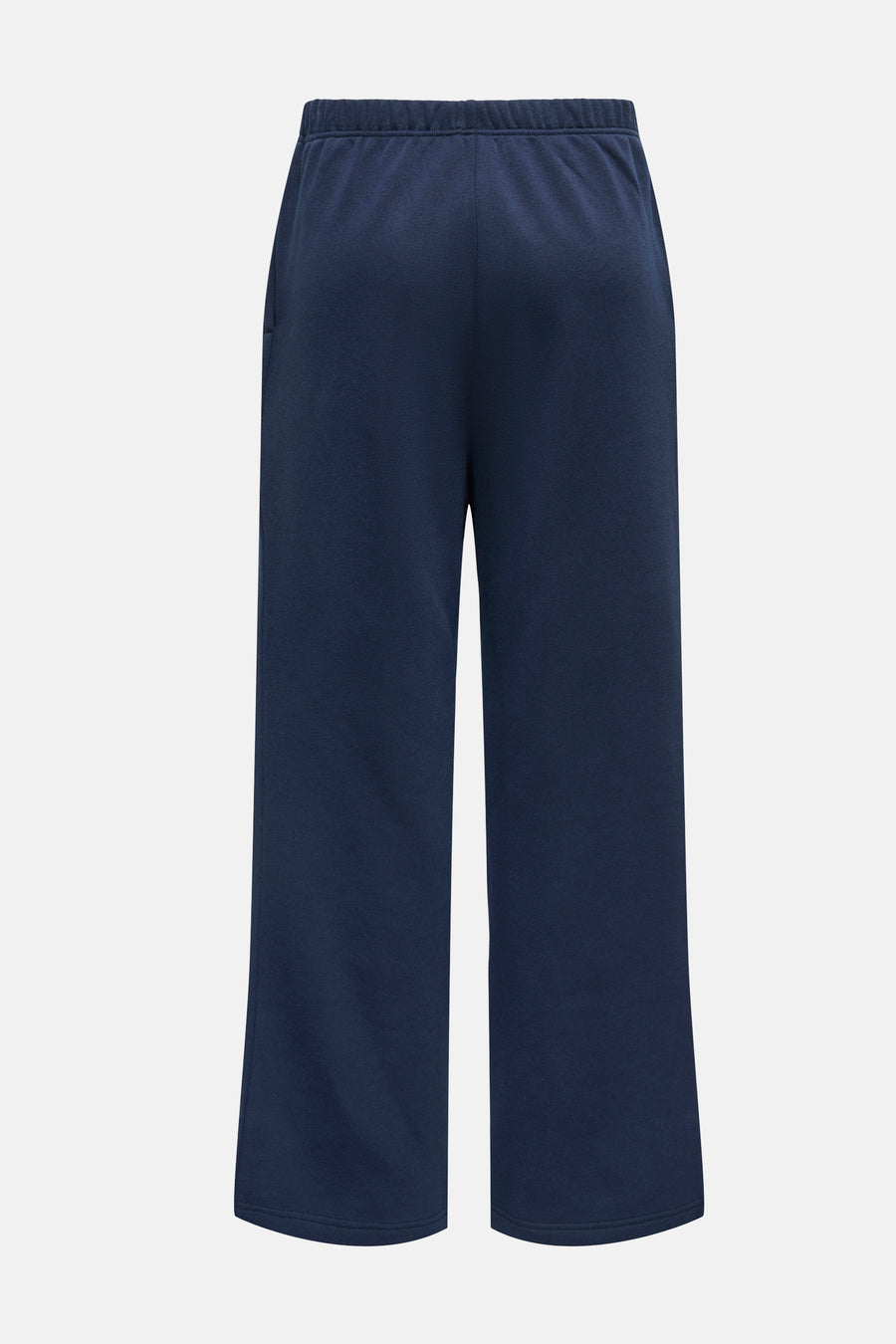 Pantalon de jogging bleu d'ONLY, avec une taille élastique et des jambes larges.