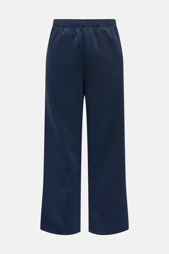 Pantalon de jogging bleu d'ONLY, avec taille élastique et jambes larges.