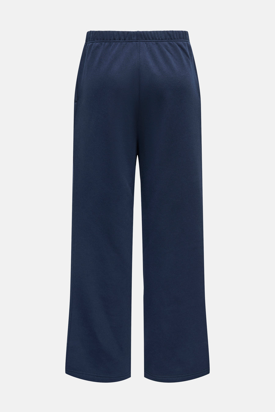 Pantalon de jogging bleu d'ONLY®, avec une taille élastique et des jambes larges.