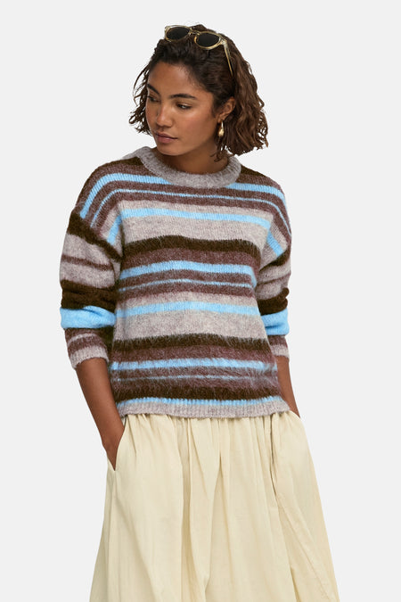 Pull col O multicolore - ONLY®
