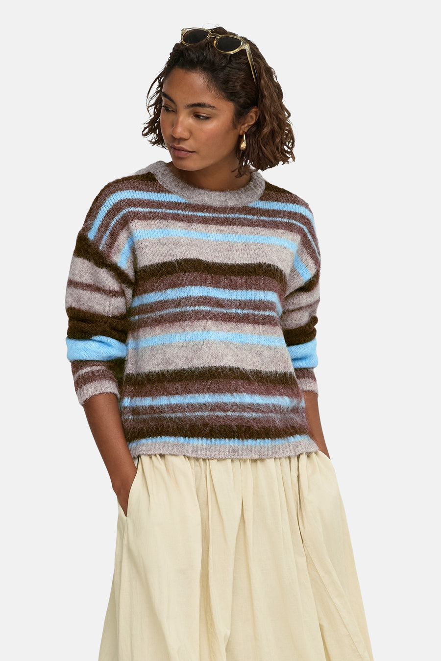Pull col O multicolore - ONLY®