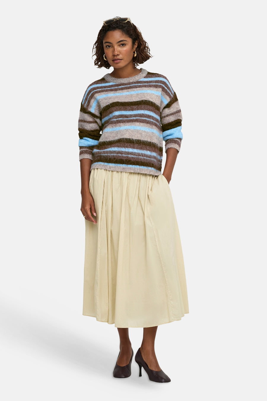 Pull col O multicolore - ONLY®