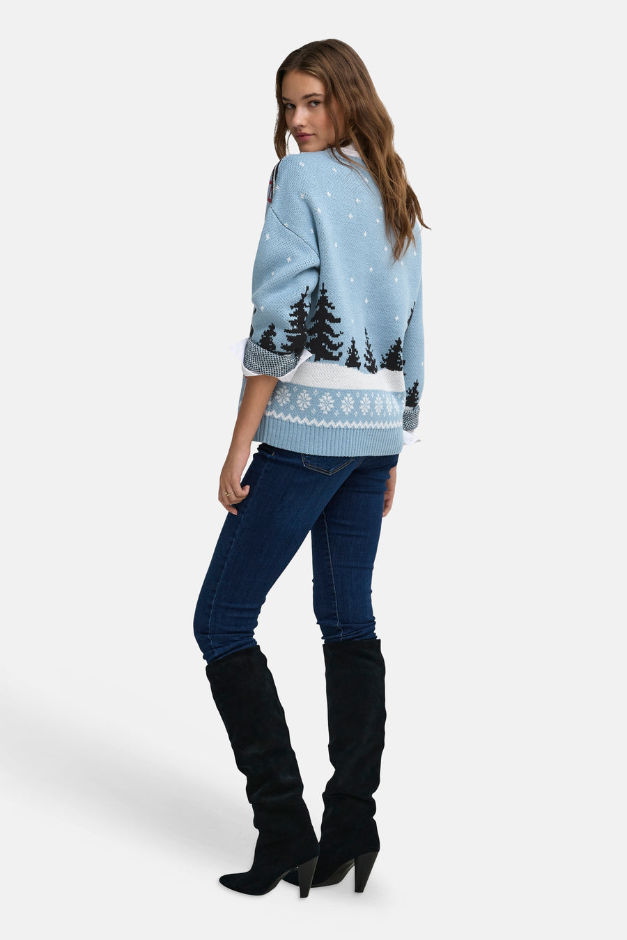 Pull col O bleu - ONLY®