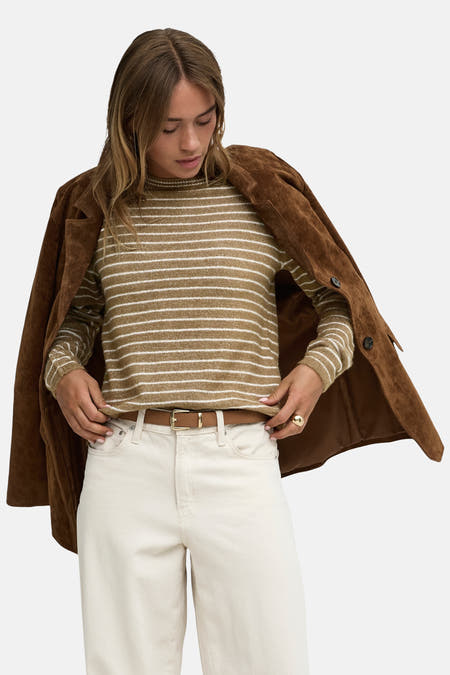 Pull col O - Sepia