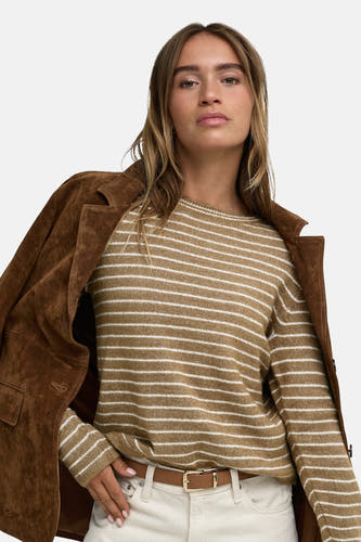 Pull col O beige - JDY