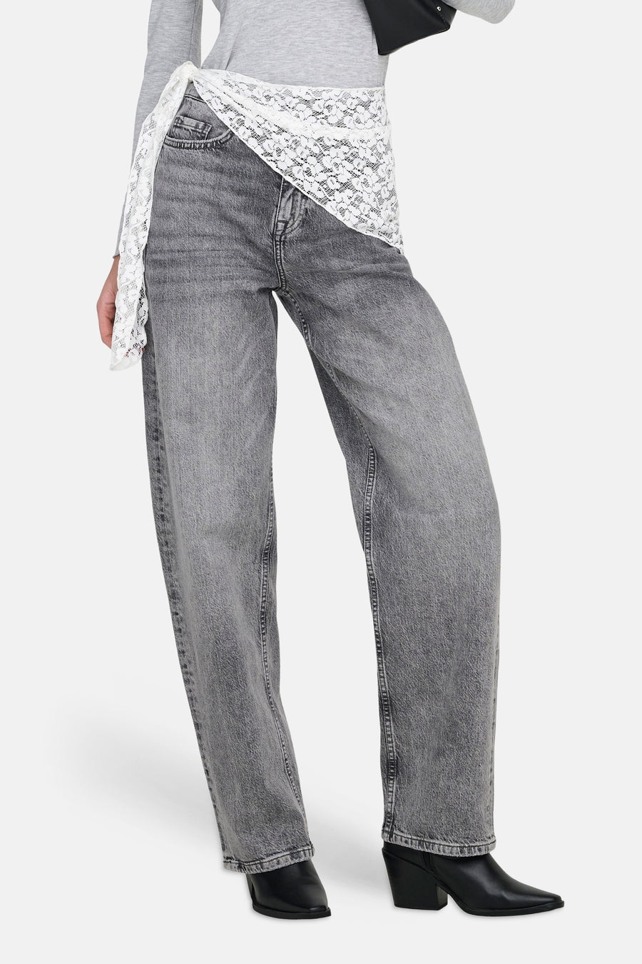 Jeans coupe spécial mid grey denim - JDY